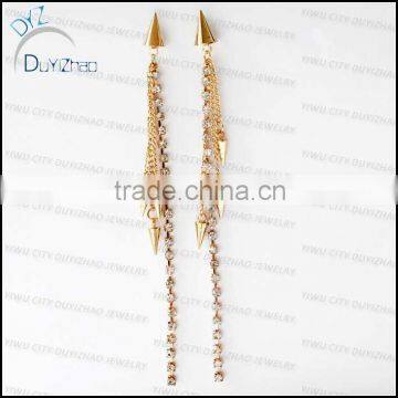 gold earrings fashion long earrings for girls