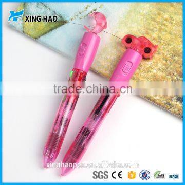 Funny animal plastic cartoon ball pen for advertising promotion