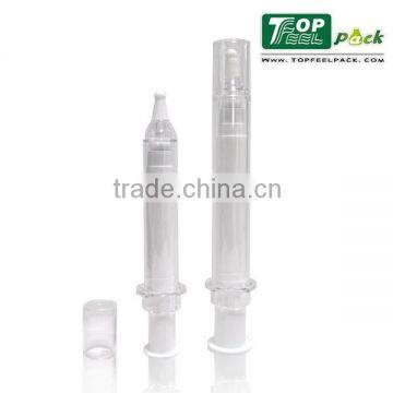 Plastic cosmetic 20ml 10ml syringe bottle for serum