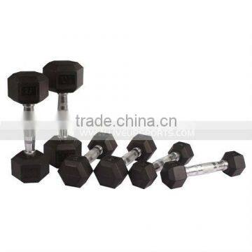 HEX RUBBER DUMBBELL