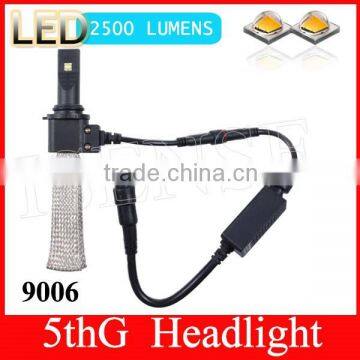 the 5th Latest LED Headlight C REE 3000LM High Lumen Super Bright H4, H7, H8, H9, H11, 9005, 9006 Led Headlight Bulbs