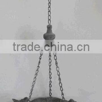 Antique Metal Bird Feeder for Garden Decoration photo-1