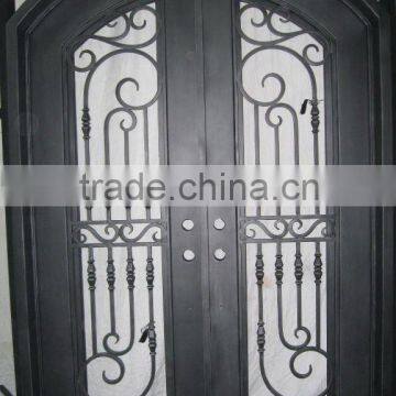 wrought iron entry doors(NC-nd184)