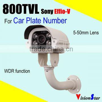 sony exview had ii 800TVL effio-v surveilance camera waterproof car plate license number security camera