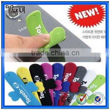 High quality silicone phone support/silicone mobile phone stands/silicone handset holder