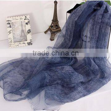 2016 Latest Fashion Silk Cotton Scarf Wrap