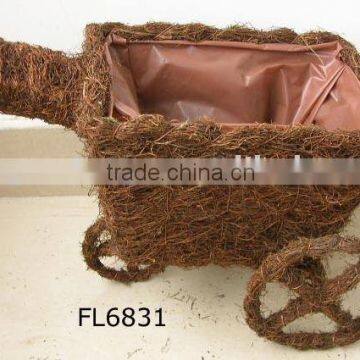 garden planter,rattan planter,rattan animal basket,flower planter,rattan basket,animal planter