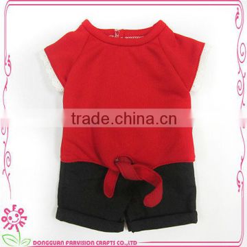 Hot sale 18 inch red cloth with black pants for sale