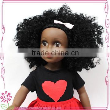 2016 Fashion 18 Inch Ethnic African Plastic Black American Girl Doll