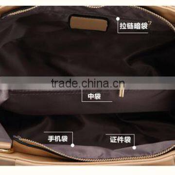 Guangzhou Factory Hot Ladies Bag Wrinkle Shoulder Bag Soft Leather Tote Bag Quality Choice photo-6