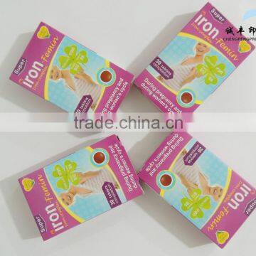 nice price full printed paper box for medicine