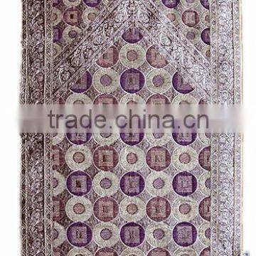 High weight 100%chenille high quality Muslim prayer rug