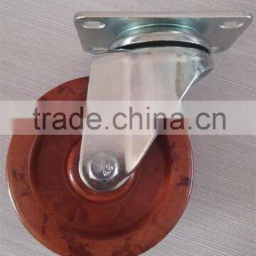 Resistant 300 degrees high temperature caster wheel