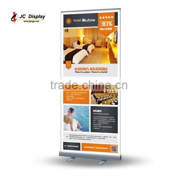 plastic steel roll up trade show display