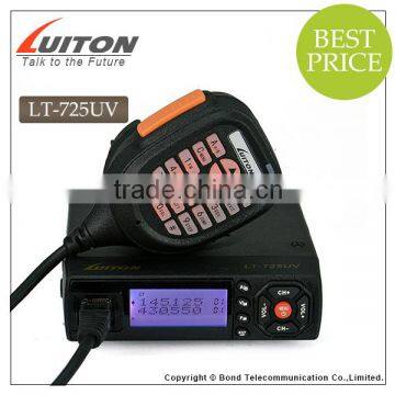 smallest design with fan 25W dual band vhf uhf mobile radio