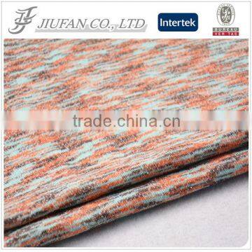 Jiufan textile knitting swimwear fabric cotton polyester fish scale fabric