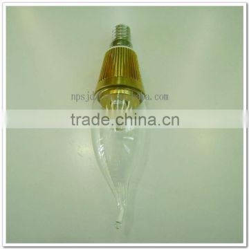 Home decoration E14 1W LED candle bulb light