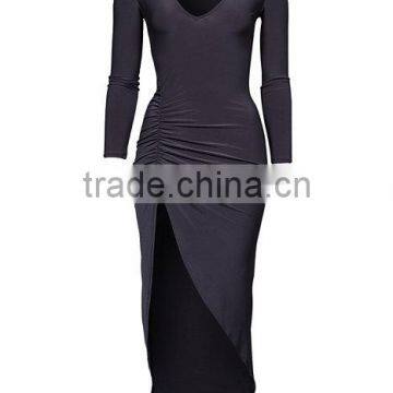 High split leg women party dress