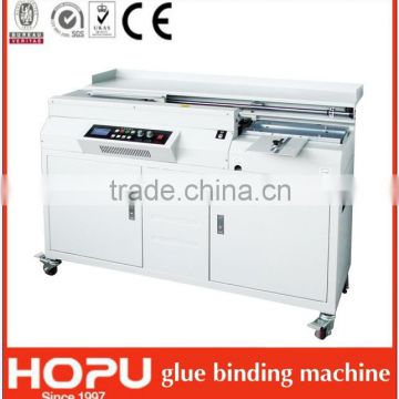 heavy duty glue binding machine/automatic glue binder/electric perfect binding machine