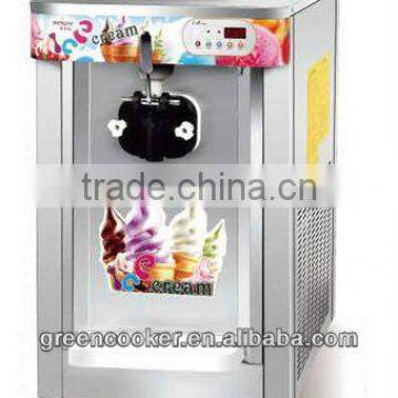 Single flavors Ice Cream Machine counter top stainless steel