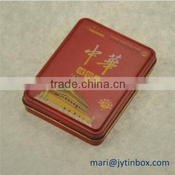 Factory directly wholesale cigarette pack tin box