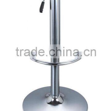 metal swivel adjustable chrome bar chair base/bar and cafe matel furniture