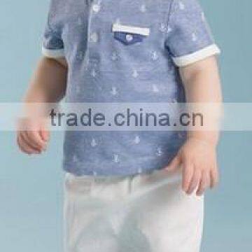 2015Handsome Summer baby boy romper suit