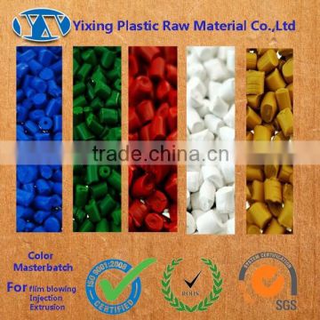 Hot Sale Pigment PE Plastic Color Masterbatch For Film Blowing Injection Extrsuion