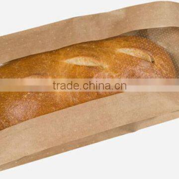 BROWN KRAFT PAPER BAGS With Window - Nuts,Dried Fruits,Bread