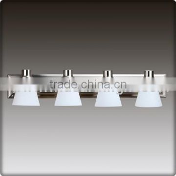 UL CUL Listed Hotel Vanity Light With Four Glass Shades For Bath W20164