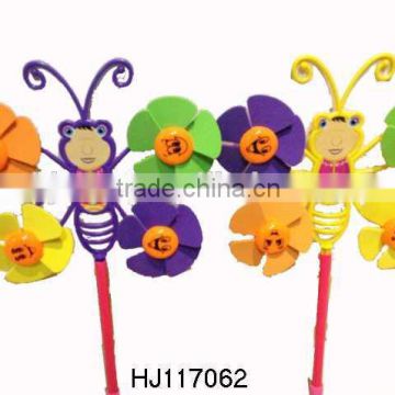 Funny Bee Windmill Toys, Pinwheel Toys, Plastic Toys Windmill