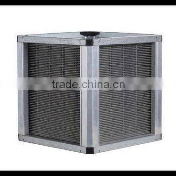 energy saving air to air flat plate aluminium crossflow heat recovery