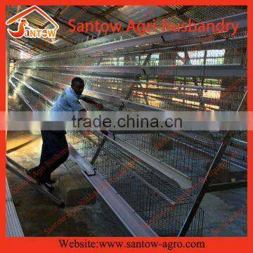 Galvanized Anti-rust A type Iron Wire Mesh Poultry Layer Chicken Cages