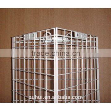 3 Sides Floor Spinning Grid Wire Rack Display for Promotion Purpose photo-3