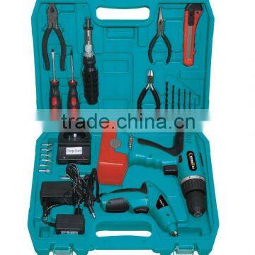 2pcs Cordless tool set with 18Volt cordless drill and 4.8Volt cordless screwdriver