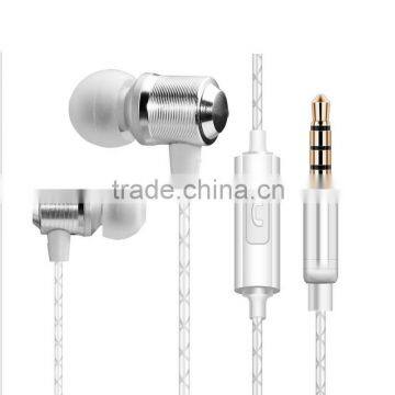 High quality earphones head phones with mic free sample earphone for mobile phone/mp3 players new products in china market