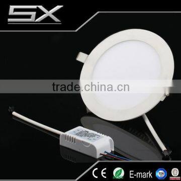 High quality Circular round led panel light 6w 600lm for home