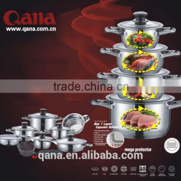 Made in China Swiss line stainless steel pots and pans                        
                                                                                Supplier's Choice