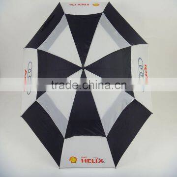 30 Inch Duble Canopy long shaft golf umbrella