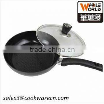 Aluminum nonstick coating electric fry Pans with glass cover