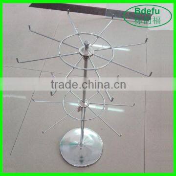 Two Layers Accessories Hanging Stand Jewelry Display Rack
