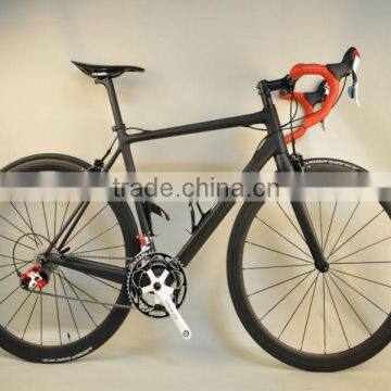 Best quality OEM painting high stiffness full carbon race bike frameset in UD for sales