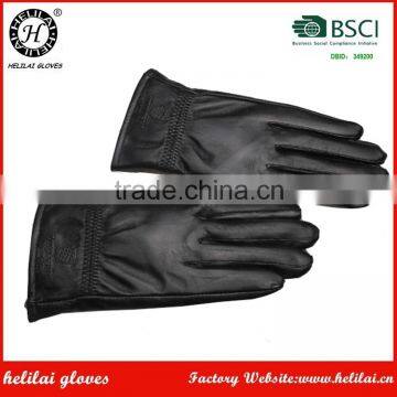 Helilai Hot Selling Plain Style Leather Gloves For Men