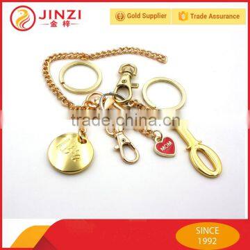 Factory making custom company culture characteristic metal keychains