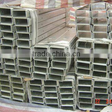 Galvanized highway guardrail U (channel) post