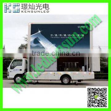 Nigeria TINCAN port spot sales P10 outdoor led truck screen