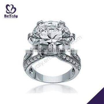 silver jewelry ring wholesale beautiful men's diamond ring