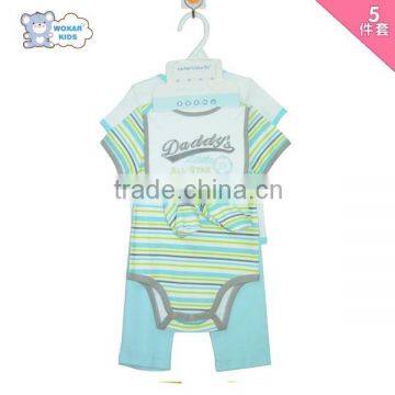 Mixed type and summer baby jumpsuit clothes set