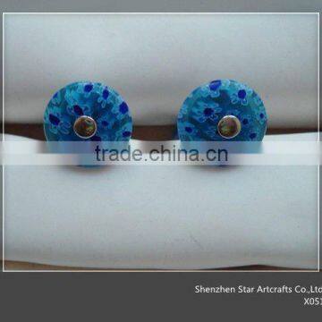 flower elastic cufflinks X051