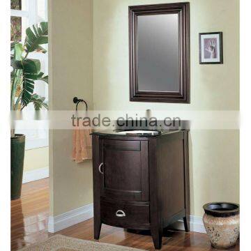 24'' modern espresso bathroom cabinet(mb-042)